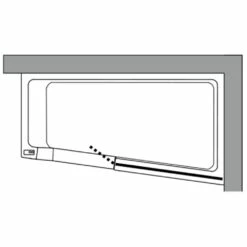 Repabad Easy-in Badewanne 180 Türe Links Eckeinbau Rechts