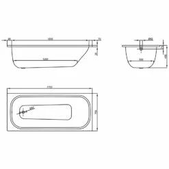 Bette Classic Badewanne 170 X 75 X 45 Cm -Wanne Verkaufsladen bette classic badewanne 170 x 75 x 45 cm 2118079