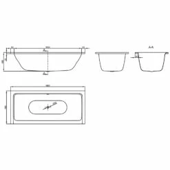 Bette Free Badewanne 180 X 80 Cm -Wanne Verkaufsladen bette free badewanne 180 x 80 cm 6830 2118589