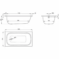 Bette Labette Kleinwanne 130 X 70 X 39 Cm Mit Griffbohrung -Wanne Verkaufsladen bette labette kleinwanne 130 x 70 cm 2117842