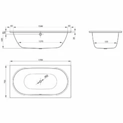 Bette Starlet Badewanne 170 X 75 Cm -Wanne Verkaufsladen bette starlet badewanne 170 x 75 cm 1380 2117845