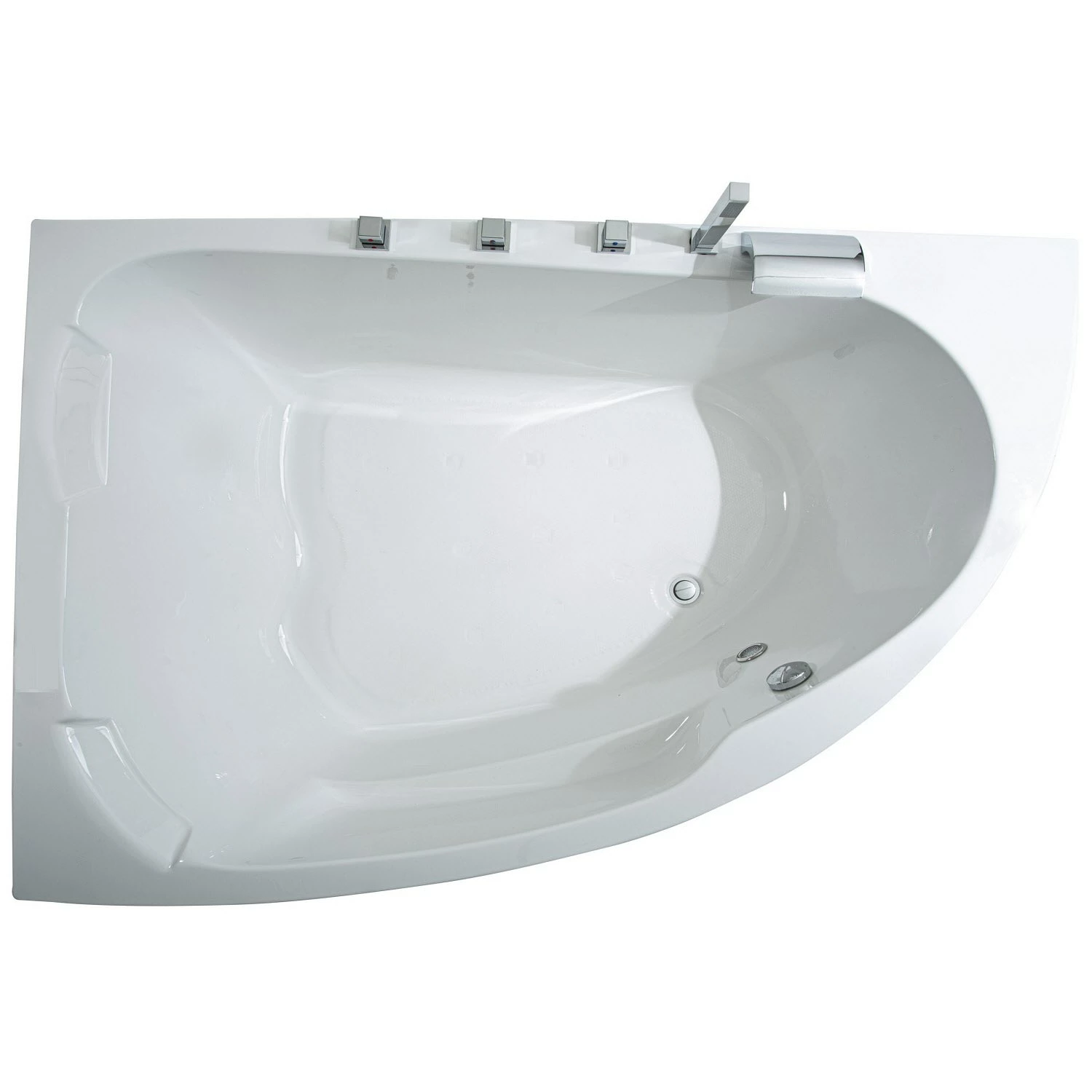 Caribia Delta XL Badewanne 180 X 130 Cm Mit Schürze, Für Ecke Links 4 Caribia Delta XL Badewanne 180 X 130 Cm Mit Schürze, Für Ecke Links – Bild 2