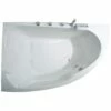 Caribia Delta XL Badewanne 180 X 130 Cm Ohne Schürze, Für Ecke Links -Wanne Verkaufsladen caribia badewannen delta xl 180 130 9185274