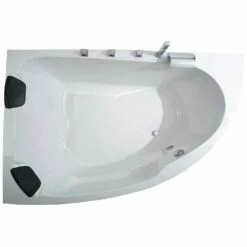 Caribia Delta XL Badewanne 180 X 130 Cm Mit Schürze, Für Ecke Links