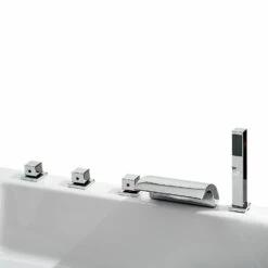 Caribia Apollo Premium Whirlpool 155 X 155 Cm Mit Schürze -Wanne Verkaufsladen caribia badewannen eck apollo premium whirlpool 5954848