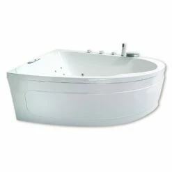 Caribia Delta XL Premium Whirlpool 180 X 130 Cm Mit Schürze, Für Ecke Links -Wanne Verkaufsladen caribia badewannen eck delta xl premium 5954728