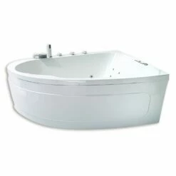 Caribia Delta XL Premium Whirlpool 180 X 130 Cm Ohne Schürze, Für Ecke Rechts -Wanne Verkaufsladen caribia badewannen eck delta xl premium 5954737