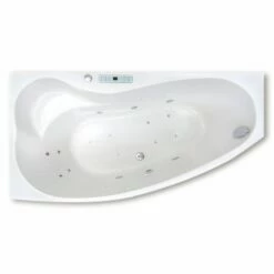 Caribia Mini Corner Premium Whirlpool 160 X 90 Mit Schürze, Für Ecke Links -Wanne Verkaufsladen caribia badewannen eck mini corner premium 5954593