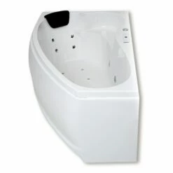 Caribia Mini Corner Premium Whirlpool 160 X 90 Mit Schürze, Für Ecke Links -Wanne Verkaufsladen caribia badewannen eck mini corner premium 5954740