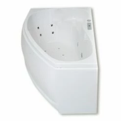 Caribia Mini Corner Premium Whirlpool 160 X 90 Mit Schürze, Für Ecke Links -Wanne Verkaufsladen caribia badewannen eck mini corner premium 5954866