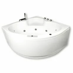 Caribia Rio Premium Whirlpool 140 X 140 Cm Ohne Schürze -Wanne Verkaufsladen caribia badewannen eck rio premium whirlpool 5954533