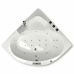 Caribia Rio Premium Whirlpool 140 X 140 Cm Mit Schürze 9 Caribia Rio Premium Whirlpool 140 X 140 Cm Mit Schürze -Wanne Verkaufsladen caribia badewannen eck rio premium whirlpool 5954698