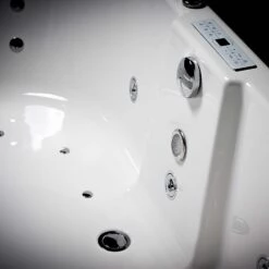 Caribia Samoa Premium Whirlpool 145 X 145 Cm Mit Schürze -Wanne Verkaufsladen caribia badewannen eck samoa premium whirlpool 5954611