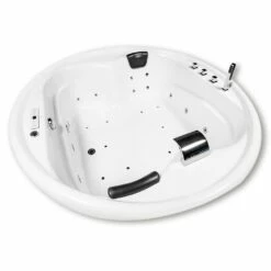 Caribia Vidal Premium Whirlpool 182 X 182 Cm Ohne Schürze, Rund