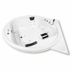 Caribia Vidal Premium Whirlpool 186 X 186 Cm Ohne Schürze, Eck -Wanne Verkaufsladen caribia badewannen ovalbadewannen vidal premium whirlpool 5954911