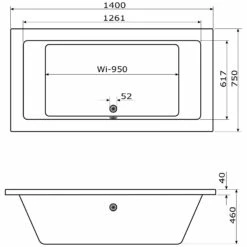 Caribia X-Tube Premium Whirlpool 140 X 75 Cm Mit Schürze -Wanne Verkaufsladen caribia badewannen rechteckbadewannen x tube premium 5927887