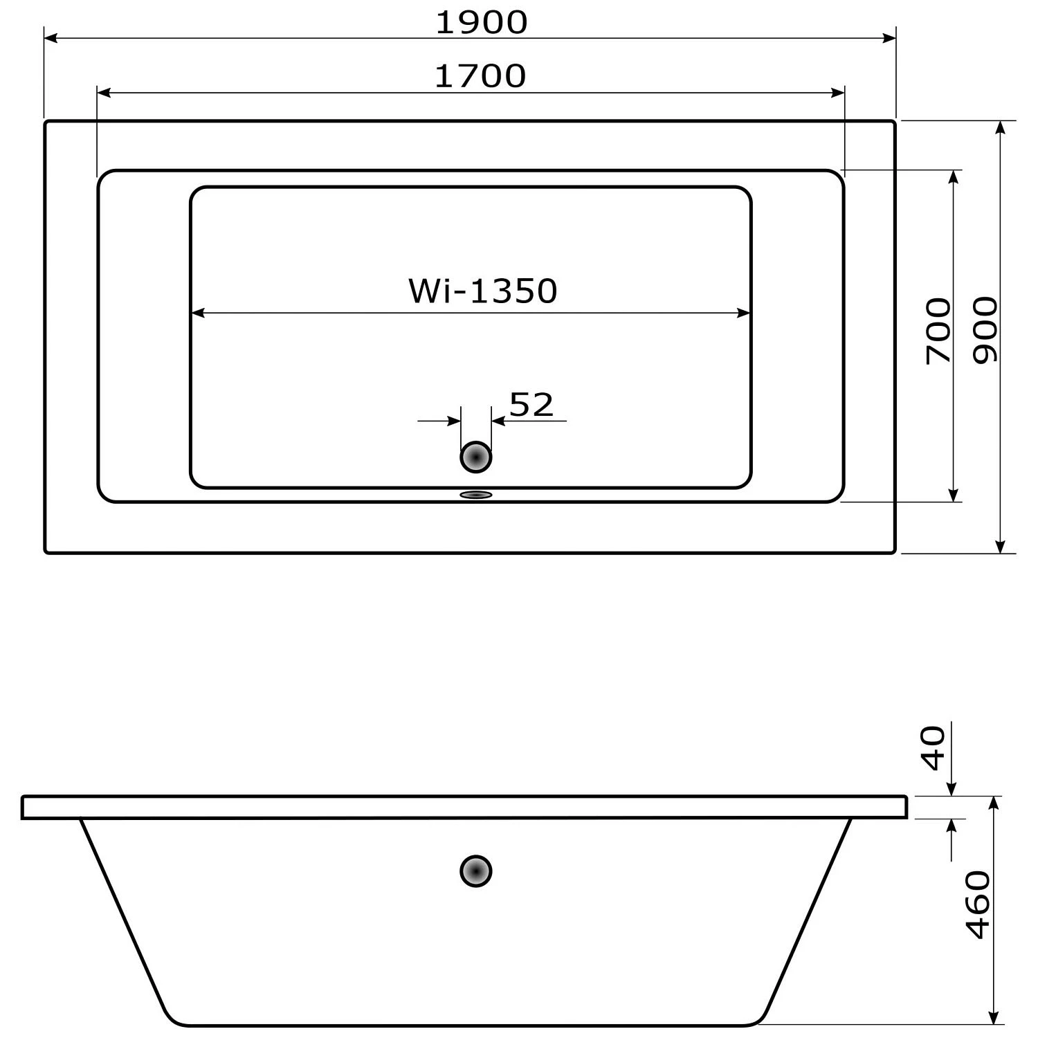 Caribia X-Tube Premium Whirlpool 190 X 90 Cm Ohne Schürze 5 Caribia X-Tube Premium Whirlpool 190 X 90 Cm Ohne Schürze – Bild 3