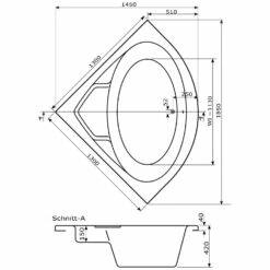 Caribia Rio Badewanne 130 X 130 Cm Mit Schürze -Wanne Verkaufsladen caribia badewannen rio 130 x cm 9185004