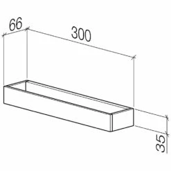 Dornbracht Wannengriff 30 Cm