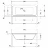Duravit D-Code Rechteck-Badewanne 180 X 80 Cm Mit Mittelablauf -Wanne Verkaufsladen duravit d code badewanne rechteck 7001010 708891