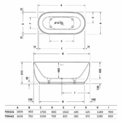 Duravit Luv Badewanne Freistehend 160 X 75 Cm, Mit Überlauf -Wanne Verkaufsladen duravit luv badewannen freistehend 160 x 4369688