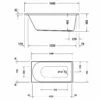 Duravit D-Neo Rechteck-Badewanne 150 X 75 Cm, Einbauversion -Wanne Verkaufsladen duravit neo badewannen whirlwannen rechteck 150 4315951