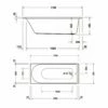 Duravit D-Neo Rechteck-Whirlwanne 170 X 70 Cm, Einbauversion -Wanne Verkaufsladen duravit neo badewannen whirlwannen rechteck 170 4315984