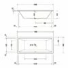 Duravit No. 1 Rechteck-Badewanne 180 X 80 Cm Mit 2 Rückenschrägen -Wanne Verkaufsladen duravit no 1 badewannen whirlwannen rechteck 6465518