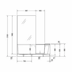 Duravit Shower & Bath Dusch-Badewanne Für Nische, Glas Links 170 X 75 Cm 14 Duravit Shower & Bath Dusch-Badewanne Für Nische, Glas Links 170 X 75 Cm -Wanne Verkaufsladen duravit shower bath dusch badewanne nische 6214726