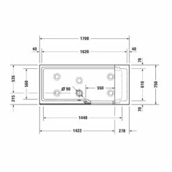 Duravit Shower & Bath Dusch-Badewanne Für Nische, Glas Links 170 X 75 Cm 15 Duravit Shower & Bath Dusch-Badewanne Für Nische, Glas Links 170 X 75 Cm -Wanne Verkaufsladen duravit shower bath dusch badewanne nische 6214729