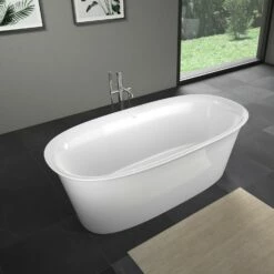 Duravit White Tulip Badewanne Freistehend 180 X 90 Cm -Wanne Verkaufsladen duravit white tulip badewannen freistehend 180 10978957