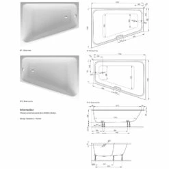 Bette Space L Eck-Badewanne 170 X 130 Cm Einbau Ecke Links -Wanne Verkaufsladen hersteller bette badewannen eckbadewannen space m 2584498