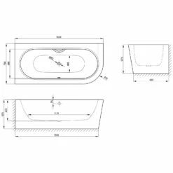 Bette Starlet IV Silhouette Eckbadewanne 165 X 75 X 42 Cm -Wanne Verkaufsladen hersteller bette badewannen eckbadewannen starlet iv 2118517