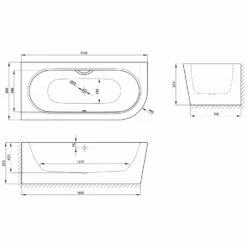 Bette Starlet IV Silhouette Eckbadewanne 175 X 80 X 42 Cm -Wanne Verkaufsladen hersteller bette badewannen eckbadewannen starlet iv 2118526