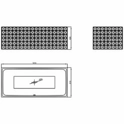 Bette Loft Ornament Freistehende Rechteck-Badewanne 181 X 81 Cm -Wanne Verkaufsladen hersteller bette badewannen freistehende loft ornament 2118097