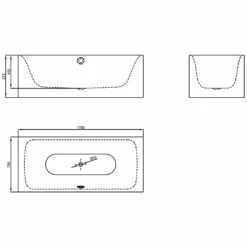 Bette LUX Silhouette Freistehende Badewanne 170 X 75 Cm -Wanne Verkaufsladen hersteller bette badewannen freistehende lux silhouette 2118262