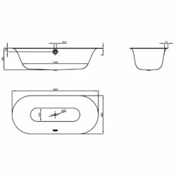 Bette Lux Oval-Wanne 180 X 80 Cm -Wanne Verkaufsladen hersteller bette badewannen ovalbadewannen lux 180 2118349