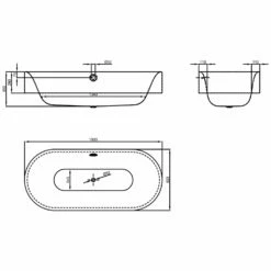 Bette Lux Oval-Wanne Highline 180 X 80 Cm 7 Bette Lux Oval-Wanne Highline 180 X 80 Cm -Wanne Verkaufsladen hersteller bette badewannen ovalbadewannen lux highline 2118352