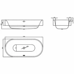Bette Lux Oval-Wanne Highline 190 X 90 Cm -Wanne Verkaufsladen hersteller bette badewannen ovalbadewannen lux highline 2118364