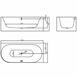 Bette Lux Oval V Silhouette Badewanne 175 X 80 Cm -Wanne Verkaufsladen hersteller bette badewannen ovalbadewannen lux silhouette 2118250