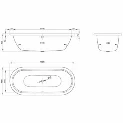 Bette Starlet Flair Ovalwanne 158 X 68 Cm Mit Griffbohrung -Wanne Verkaufsladen hersteller bette badewannen ovalbadewannen starlet flair 2118682