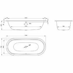 Bette Starlet Flair Ovalwanne 178 X 78 Cm Mit Griffbohrung -Wanne Verkaufsladen hersteller bette badewannen ovalbadewannen starlet flair 2118694