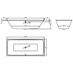 Bette Loft Rechteckbadewanne 180 X 80 Cm -Wanne Verkaufsladen hersteller bette badewannen rechteckbadewannen loft 180 2118094
