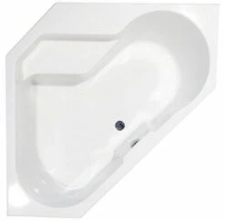 Caribia Samoa Eck-Badewanne 145 X 145 Cm Mit Fußgestell Und Schürze