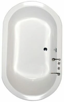Caribia Riviera Oval-Badewanne 188 X 115 Cm