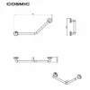 COSMIC Architect Wannengriff 135 Grad Rechts -Wanne Verkaufsladen hersteller cosmic architect wannengriff 135 grad 3711392
