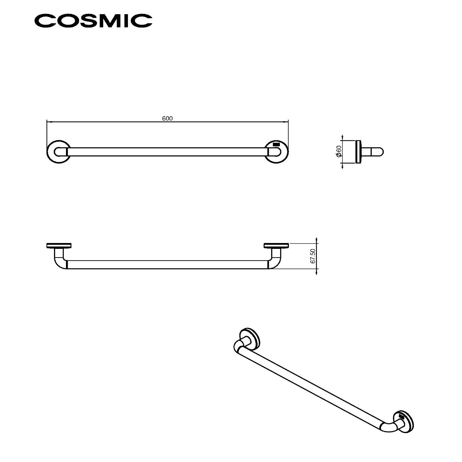COSMIC Architect Wannengriff 60 Cm 3 COSMIC Architect Wannengriff 60 Cm