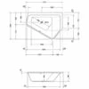 Duravit Paiova 5-Eck Badewanne Rechts, Einbauversion 177 X 130 Cm -Wanne Verkaufsladen hersteller duravit badewannen paiova 5 eck 733840