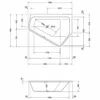 Duravit Paiova 5-Eck Badewanne Rechts, Einbauversion 190 X 140 Cm -Wanne Verkaufsladen hersteller duravit badewannen paiova 5 eck 735302