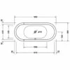 Duravit Starck Oval Whirlwanne 180 X 80 Cm Freistehend Mit Combi-System P, Zwei Rückenschrägen -Wanne Verkaufsladen hersteller duravit badewannen starck whirlwannen whirlpools 957200